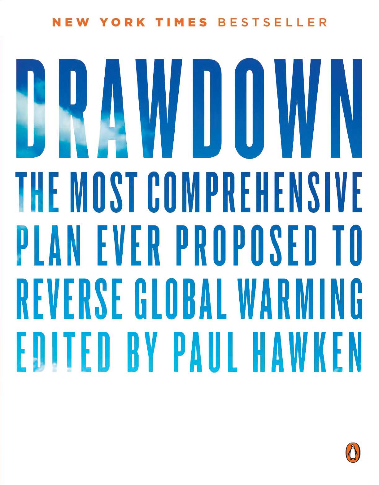 Drawdown book cover by Paul Hawken